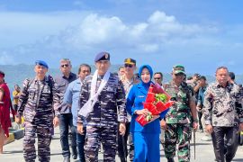 Forkopimda Talaud sambut kedatangan Danlanal Melonguane