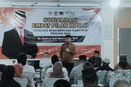 Sosialisasi empat pilar di Pekanbaru, Anggota DPR Syahrul Aidi Maazat inisiasi revisi UU Penanganan Fakir Miskin