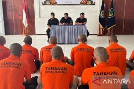 Rutan Rantau bekali 17 warga binaan baru soal aturan dan disiplin