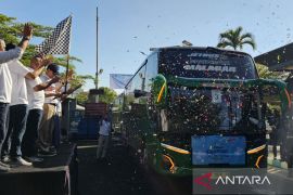 PJT I berangkatkan ratusan peserta mudik gratis ke beberapa daerah