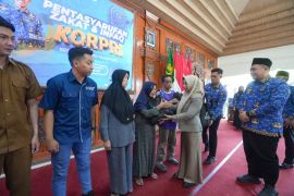 Korpri Kota Mojokerto salurkan zakat Rp139,4 juta untuk 1.798 mustahik