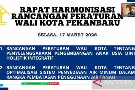 Kemenkum Riau Harmonisasikan Ranperwako Pekanbaru, Dorong Tata Kelola Air dan PAUD Holistik yang Berkelanjutan