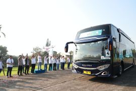 Pupuk Kujang berangkatkan 6 bus Program Mudik Gratis Lebaran 2026
