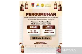 Libur panjang Idul Fitri, IGD RSUD ZUS tetap buka 1x24 Jam