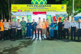 Ketua Kwarcab HSU monitoring posko pelayanan mudik Idul Fitri