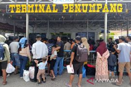6.678 penumpang bertolak dari Pelabuhan Sampit selama arus mudik Lebaran