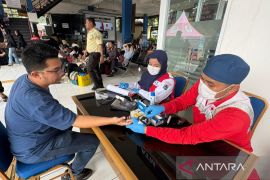 PMI beberkan hipertensi dan kolesterol banyak terlacak pada pemudik