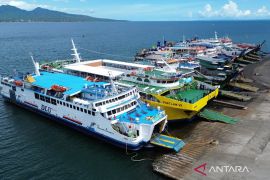 Beberapa kapal khusus disiapkan untuk memuat pemudik motor