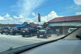 Jalur Trans Kalimantan Palangka Raya-Barito Timur ramai pemudik
