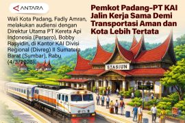 Pemkot Padang--PT KAI Jalin Kerja Sama Demi Transportasi Aman dan Kota Lebih Tertata