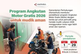 Program Angkutan Motor Gratis 2026 untuk mudik aman