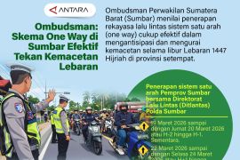 Ombudsman: Skema One Way di Sumbar Efektif Tekan Kemacetan Lebaran