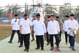 Mendagri dampingi Presidenrayakan Idul Fitri diAceh Tamiang