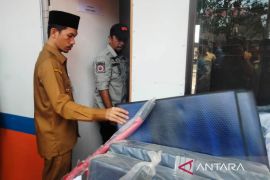 Korban bencana di Aceh Barat huni huntara usai Idul Fitri