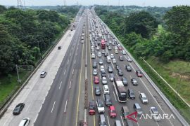 Mobilitas kendaraan via MBZ melandai H-1 Idul Fitri