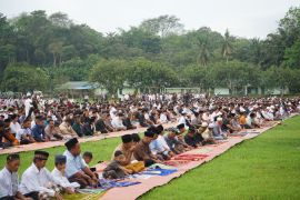 Ribuan warga Bengkayang shalat Id di Lapangan Kompi Bengkayang