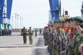 Prajurit Satgas Yonif 732/Banau tunaikan tugas di perbatasan RI-PNG