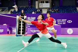 Pebulu tangkis Leo/Bagas terhenti di semifinal Orleans Masters 2026