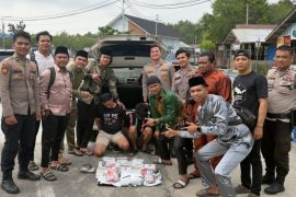 Kurir sabu 13 kilogram ditangkap di antrean pelabuhan Roro Air Putih Bengkalis