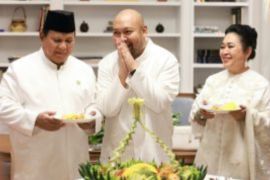 Prabowo rayakan Idul Fitri sekaligus syukuran ulang tahun putranya