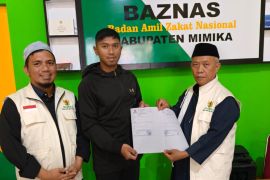 Baznas Mimika himpun zakat, infak dan sedekah Rp2 miliar