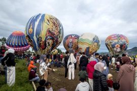 Festival balon udara panas digelar di berbagai lokasi di Wonosobo