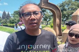 Pengunjung Taman Wisata Candi Prambanan alami lonjakan pada H+3 Lebaran