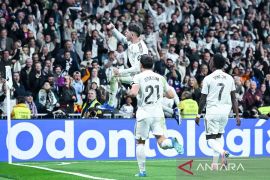 Vinicius cetak brace, Real Madrid menang dramatis 3-2 atas Atletico