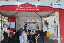 Posko Danantara hadir arus balik Idul Fitri sejumlah rest area