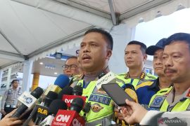 Kakorlantas sebut arus lalu lintas di jalur arteri masih terkendali