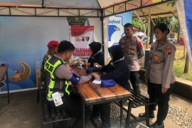 Polresta Pati cek kesehatan personel Pospam Lebaran