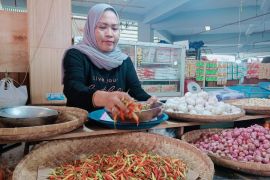 Harga cabai rawit di Pasar Sentral Gorontalo turun pasca lebaran