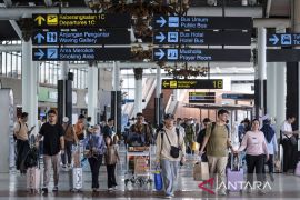Arus balik Lebaran di Bandara Soekarno-Hatta