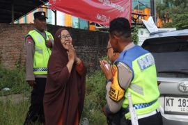Polres Pemalang amankan tas pemudik tertinggal di tempat istirahat KM 319 B