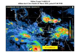 BMKG prakirakan hujan sedang-lebat berpotensi di Jateng selatan pada 26-28 Maret
