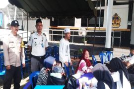 Polsek Pelaihari amankan kunjungan warga binaan di Rutan