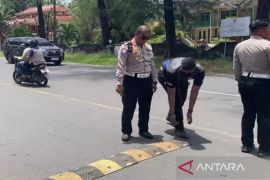 Polresta Bengkulu pasang garis kejut antisipasi balap liar