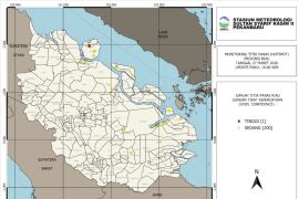 201 titik panas masih terdeteksi di Provinsi Riau, karhutla capai ratusan hektare