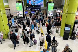 KAI Daop 1 catat 51.975 penumpang tiba pada Jumat
