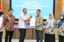 Wako Pariaman serahkan LKPD 2025 ke BPK Perwakilan Sumbar