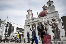 Kota Lama Semarang memikat, kunjungan wisatawan saat Lebaran meningkat