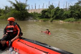 Tim SAR gabungan evakuasi remaja hanyut di Sungai Pangkal Titi Sumut