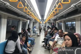 Penumpang LRT Sumsel tembus 213.150 orang selama masa angkutan Lebaran 2026