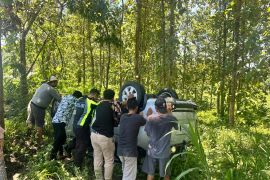 Laka tunggal di Desa Klopoduwur