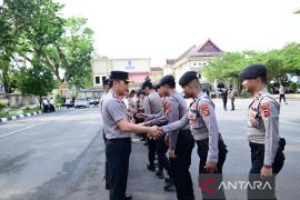 Kapolda Jambi apresiasi personel Pam lebaran, berjalan aman kondusif