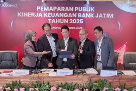 Tumbuh 20,65 persen, Bank Jatim cetak laba bersih Rp1,54 triliun pada 2025