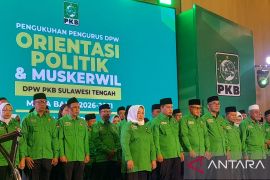 Pengurus DPW dikukuhkan, Risharyudi Triwibowo pimpin PKB Sulteng