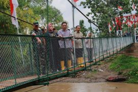 Kodim Ponorogo bangun empat jembatan perintis buka keterbatasan akses