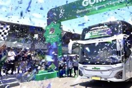 Menko AHY lepas 4.000 mitra pengemudi ojol dalam program GoMudik