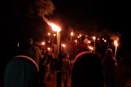 Pawai obor semarakkan perayaan malam takbiran di Sijudo Aceh Timur
